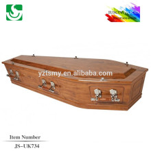 Hot selling Chinese supplier high gloss wooden coffin manufacturers